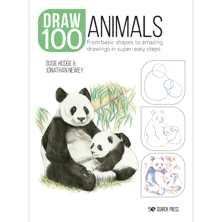 Draw 100: Animals in de groep Creëren & Hobby / Boeken / Inspiratieboeken bij Voorcrea (136316)