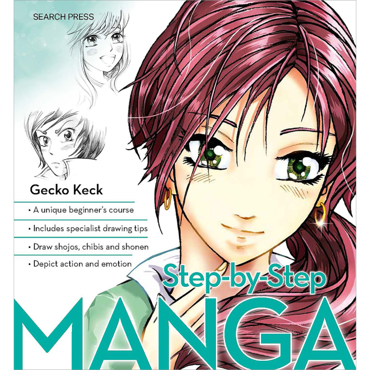 Step-by-Step Manga in de groep Creëren & Hobby / Boeken / Inspiratieboeken bij Voorcrea (136321)