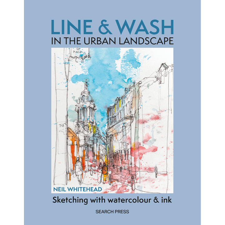Line & Wash in the Urban Landscape in de groep Creëren & Hobby / Boeken / Inspiratieboeken bij Voorcrea (136325)