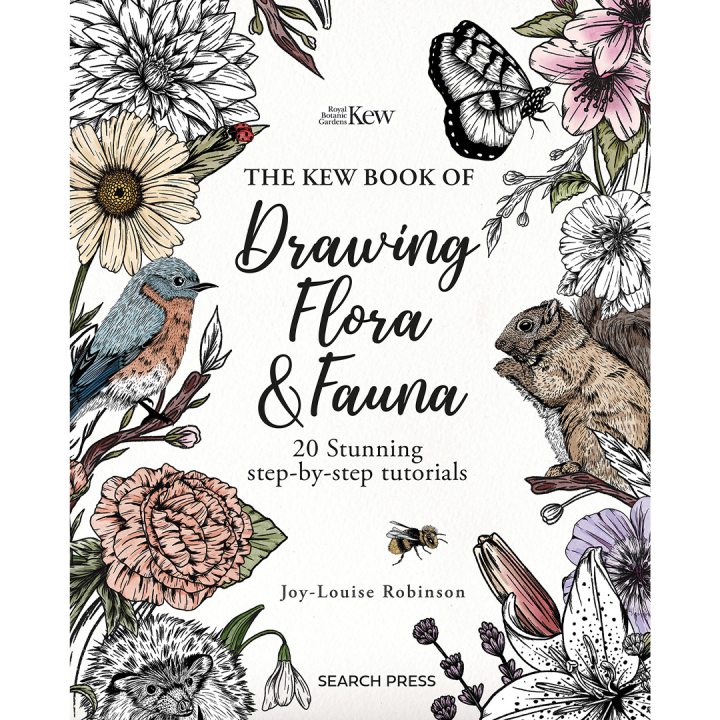 The Kew Book of Drawing Flora and Fauna in de groep Creëren & Hobby / Boeken / Instructieboeken bij Voorcrea (136328)