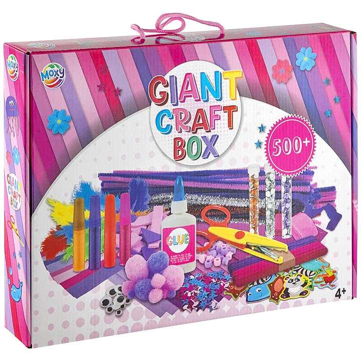 Giant Craft Box Pink in de groep Kids / Leuk en leerzaam / Knutseldozen bij Voorcrea (136608)