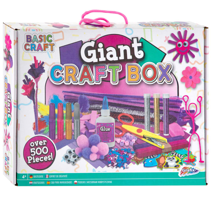 Giant Craft Box Pink in de groep Kids / Leuk en leerzaam / Knutseldozen bij Voorcrea (136608)
