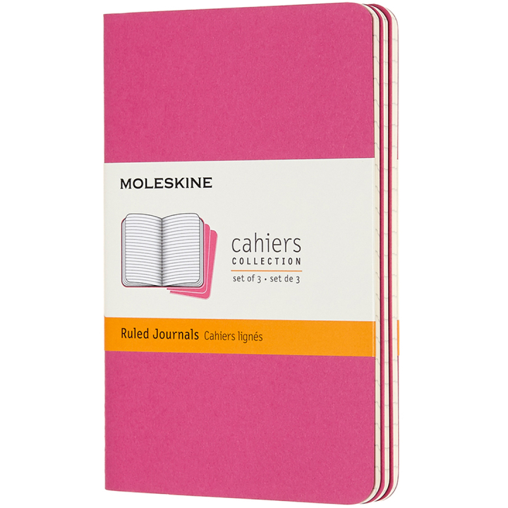 Cahier Notebook Pocket Pink Gelijnd in de groep Papier & Blokken / Schrijven en noteren / Notitieboeken bij Voorcrea (136818)