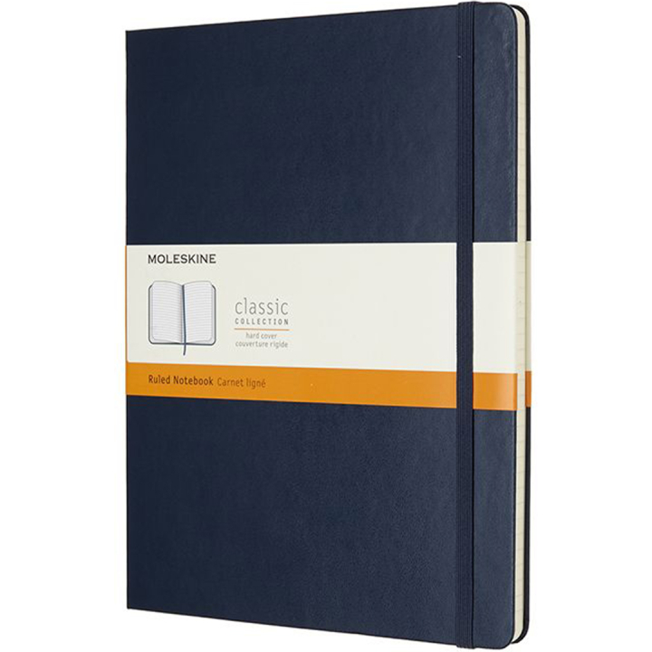 Classic Hard Cover Notebook XL Blue in de groep Product series / Moleskine Classic Notebook bij Voorcrea (136824_r)