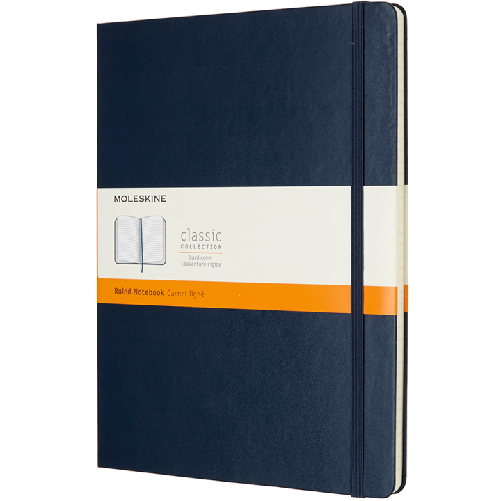 Classic Hard Cover Notebook XL Blue in de groep Product series / Moleskine Classic Notebook bij Voorcrea (136824_r)