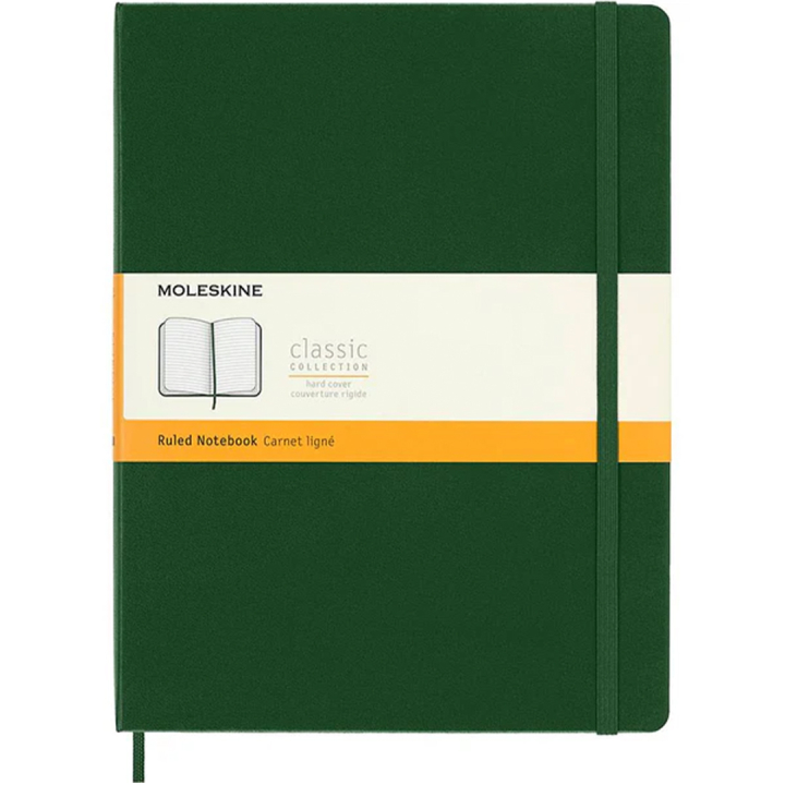 Classic Hard Cover Notebook XL Myrtle Green in de groep Papier & Blokken / Schrijven en noteren / Notitieboeken bij Voorcrea (136841_r)