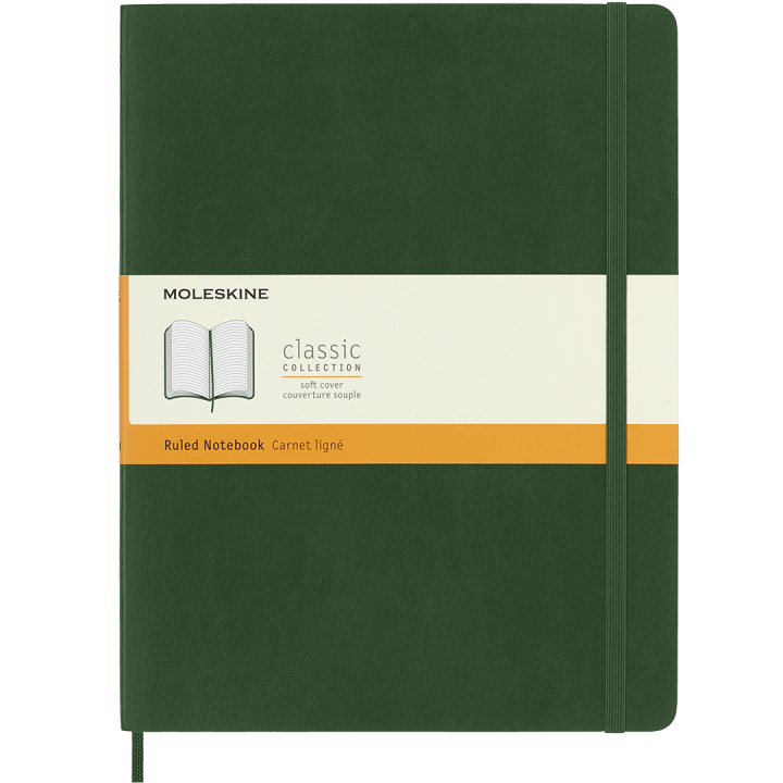 Classic Soft Cover Notebook XL Myrtle Green in de groep Papier & Blokken / Schrijven en noteren / Notitieboeken bij Voorcrea (136843_r)