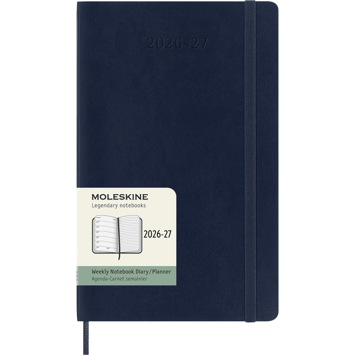 Kalender 18M WeekNote Soft Cover Large Sapphire Blue in de groep Papier & Blokken / Kalenders en agenda's / 18 maanden agenda's bij Voorcrea (137019)