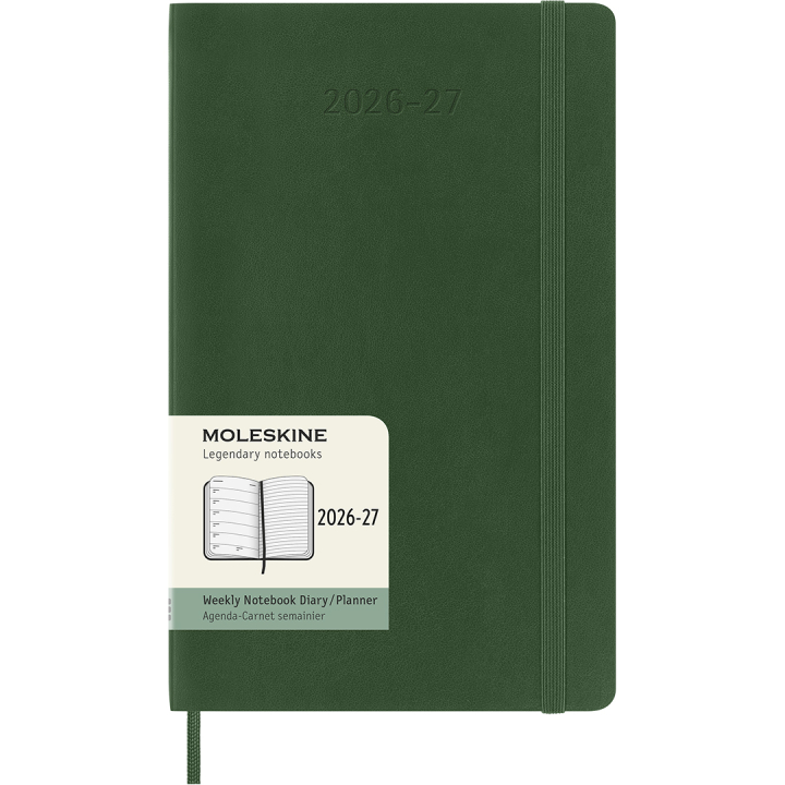 Kalender 18M WeekNote Soft Cover Large Myrtle Green in de groep Papier & Blokken / Kalenders en agenda's / 18 maanden agenda's bij Voorcrea (137023)