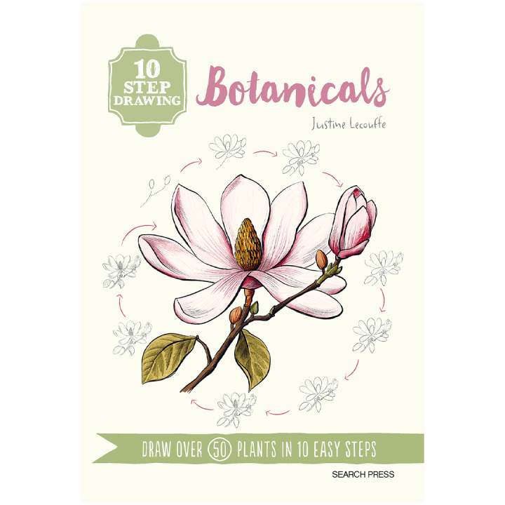 10 Step Drawing: Botanicals in de groep Creëren & Hobby / Boeken / Instructieboeken bij Voorcrea (137196)