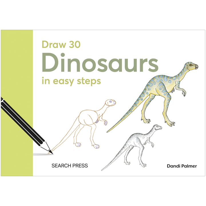 Draw 30: Dinosaurs in de groep Creëren & Hobby / Boeken / Instructieboeken bij Voorcrea (137212)