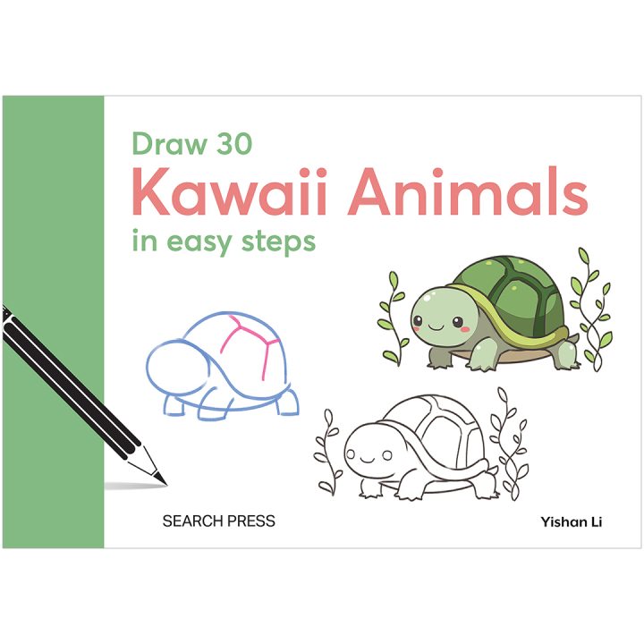Draw 30: Kawaii Animals in de groep Creëren & Hobby / Boeken / Instructieboeken bij Voorcrea (137216)