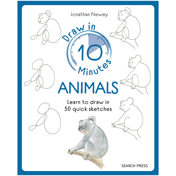 Draw in 10 Minutes: Animals in de groep Creëren & Hobby / Boeken / Instructieboeken bij Voorcrea (137218)
