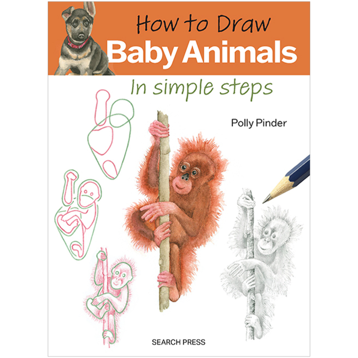 How to Draw: Baby Animals in de groep Creëren & Hobby / Boeken / Instructieboeken bij Voorcrea (137223)