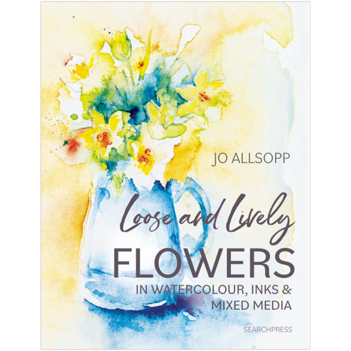Loose and Lively Flowers in Watercolour, Inks & Mixed Media in de groep Creëren & Hobby / Boeken / Inspiratieboeken bij Voorcrea (137226)