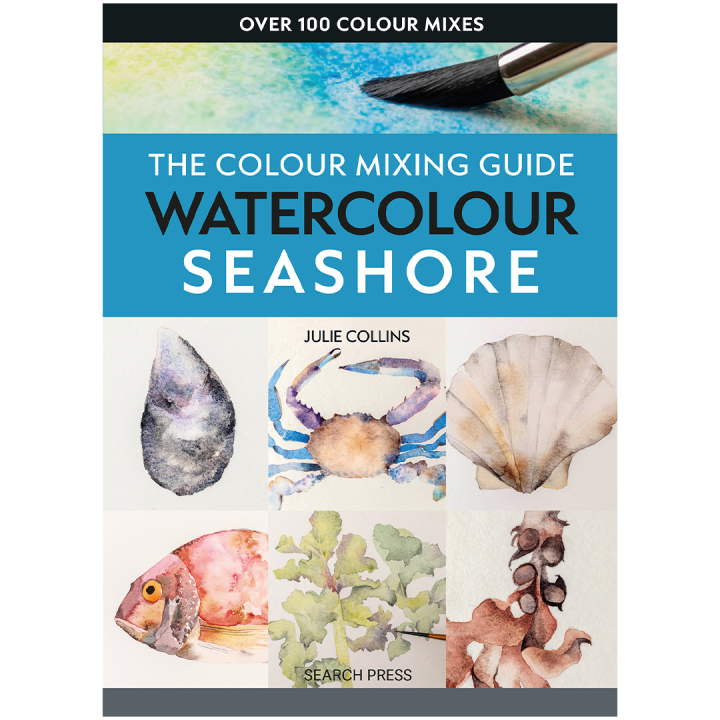 The Colour Mixing Guide: Watercolour Seashore in de groep Creëren & Hobby / Boeken / Inspiratieboeken bij Voorcrea (137235)