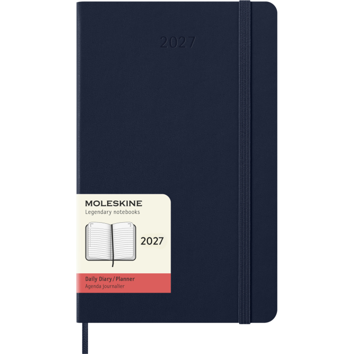 Kalender 12M Daily 2027 Hardcover Large Sapphire Blue in de groep Papier & Blokken / Kalenders en agenda's / 12 maanden agenda's bij Voorcrea (137428)