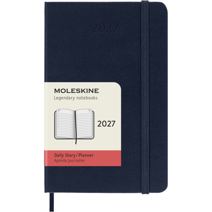 Kalender 12M Daily 2027 Hardcover Pocket Sapphire Blue in de groep Papier & Blokken / Kalenders en agenda's / 12 maanden agenda's bij Voorcrea (137437)