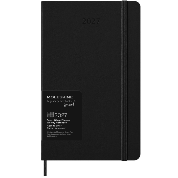 Kalender 12M Smart PRO Digital Weekly Note 2027 Large Black in de groep Papier & Blokken / Kalenders en agenda's / 12 maanden agenda's bij Voorcrea (137445)