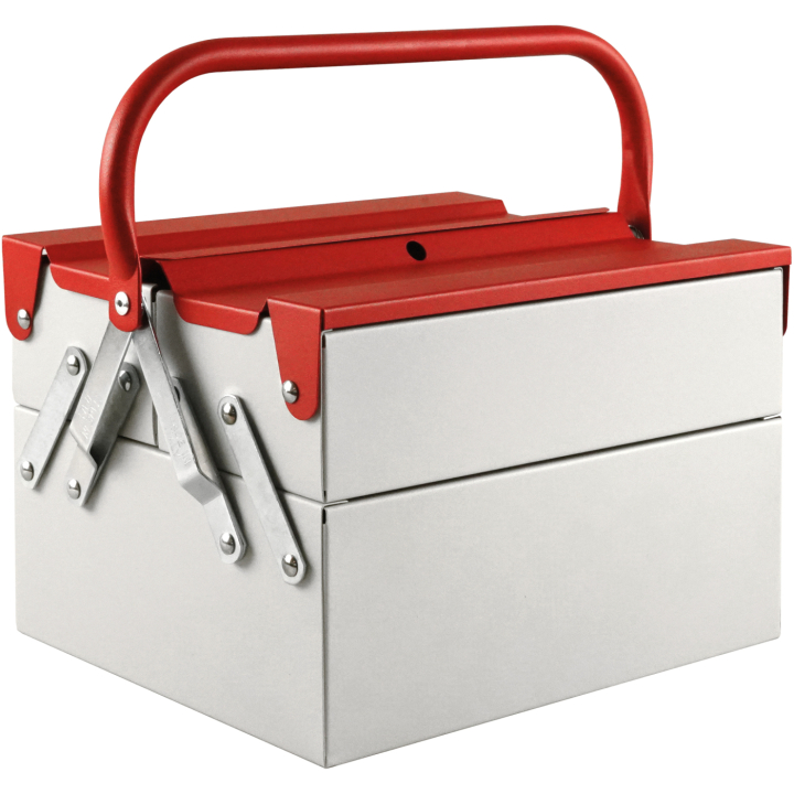 Toolbox Atena Grey/Red in de groep Creëren & Hobby / Organiseren / Opbergdozen bij Voorcrea (137547)