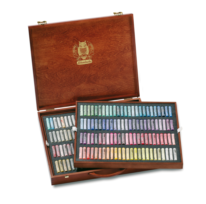 Soft Pastel Wooden Box 200-set in de groep Kunstenaarsmateriaal / Krijt en potloden / Pastelkrijt bij Voorcrea (137812)