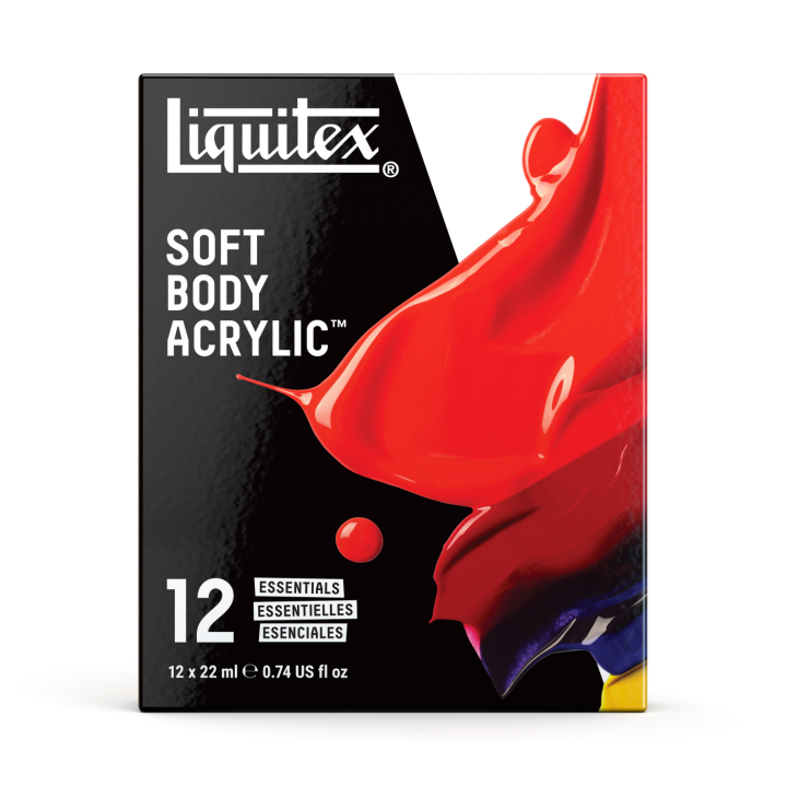 Acrylverf Soft Body Essentials Set 12x22 ml in de groep Kunstenaarsmateriaal / Kunstenaarsverf / Acrylverf bij Voorcrea (137845)