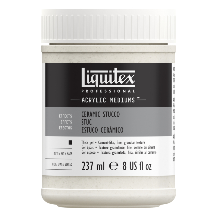 Acrylmedium Effect Ceramic Stucco 237 ml in de groep Kunstenaarsmateriaal / Schildermedia en vernis / Acrylmedium bij Voorcrea (137860)