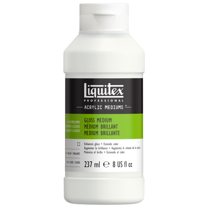 Acrylmedium Gloss Medium 237 ml in de groep Kunstenaarsmateriaal / Schildermedia en vernis / Acrylmedium bij Voorcrea (137864)