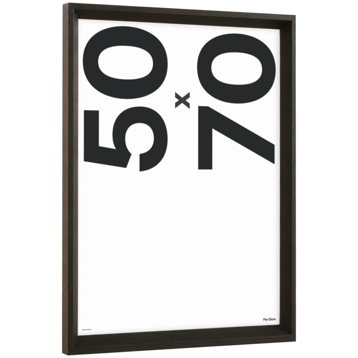 Houten lijst Espresso 50x70 cm in de groep Creëren & Hobby / Organiseren / Lijsten / Bruine lijsten bij Voorcrea (137900)