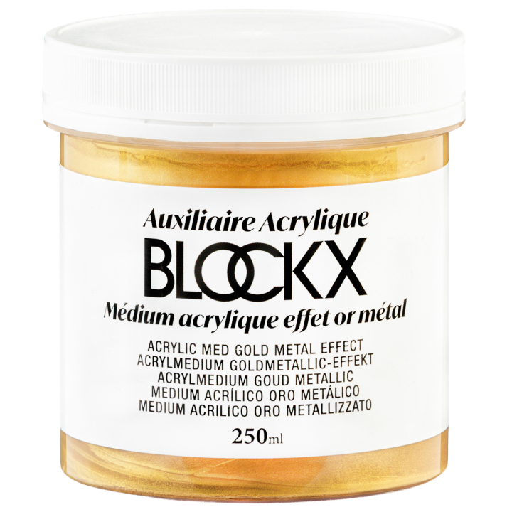 Acrylic Gold Effect Medium 250 ml in de groep Kunstenaarsmateriaal / Schildermedia en vernis / Acrylmedium bij Voorcrea (137952)