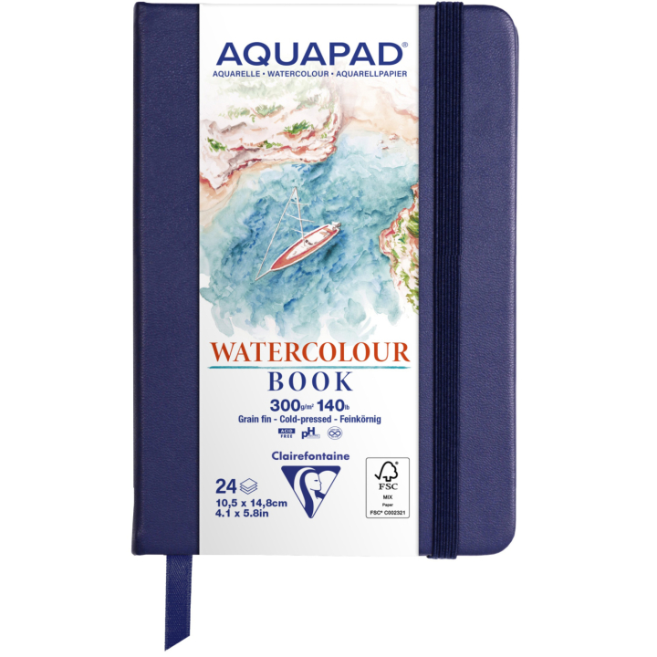 Aquapad aquarelblok A6 in de groep Papier & Blokken / Tekenblokken / Aquarelblokken bij Voorcrea (137969)