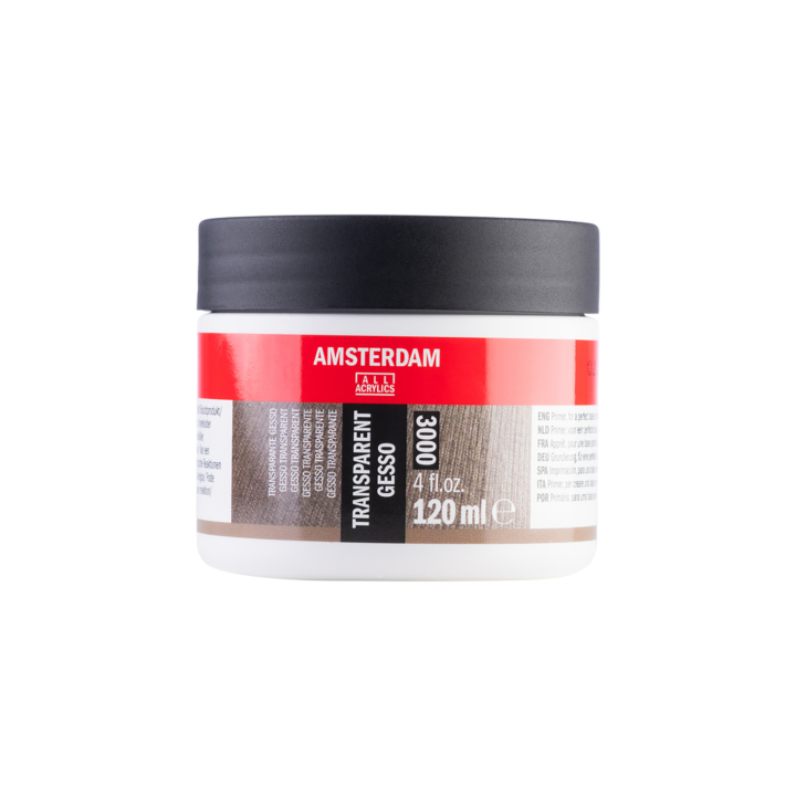 Transparent gesso 3000 120 ml in de groep Kunstenaarsmateriaal / Schildermedia en vernis / Gesso en primer bij Voorcrea (137979)