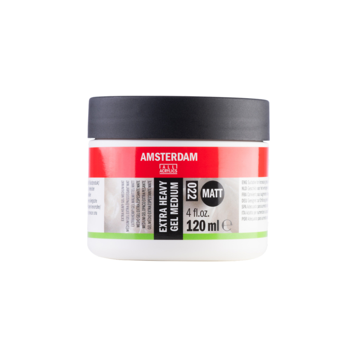 Extra heavy gel medium matt 022 120 ml in de groep Kunstenaarsmateriaal / Schildermedia en vernis / Acrylmedium bij Voorcrea (137984)