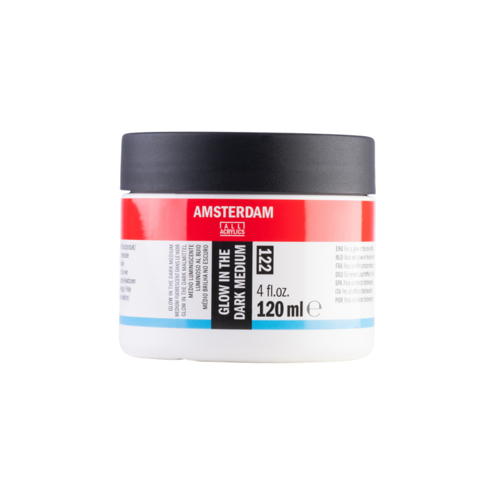 Glow in the dark medium 122 120 ml in de groep Kunstenaarsmateriaal / Schildermedia en vernis / Acrylmedium bij Voorcrea (137986)