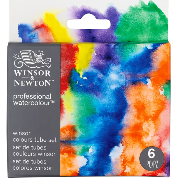 Professional Aquarelverf Tube 5 ml Foundation 6-set in de groep Kunstenaarsmateriaal / Kunstenaarsverf / Aquarelverf / Aquarelverf in tube bij Voorcrea (138000)