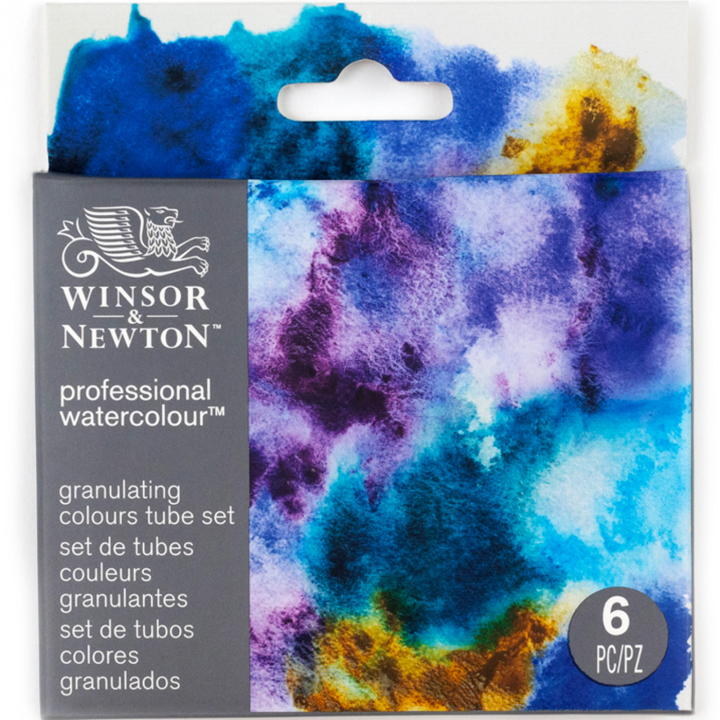 Professional Aquarelverf Tube 5 ml Granualation 6-set in de groep Kunstenaarsmateriaal / Kunstenaarsverf / Aquarelverf / Aquarelverf in tube bij Voorcrea (138001)
