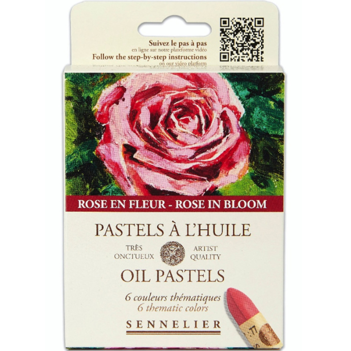 Oliepastel Rose in bloom 5 ml 6-set in de groep Kunstenaarsmateriaal / Kunstenaarsverf / Pastel / Oliepastels bij Voorcrea (138065)