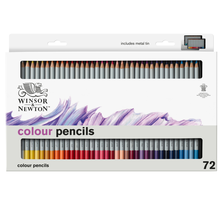 Studio Collection Kleurpotloden 72-set in de groep Kunstenaarsmateriaal / Kunstenaarssets / Colored pencils in sets bij Voorcrea (138080)