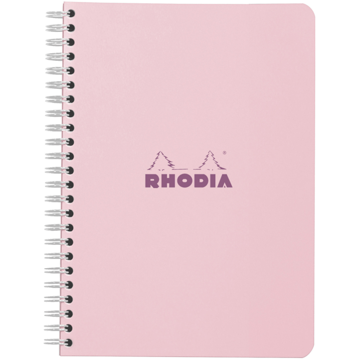 Notebook Spiral Pink A5 Gelinieerd in de groep Papier & Blokken / Schrijven en noteren / Schrijfblokken en schriften bij Voorcrea (138098)