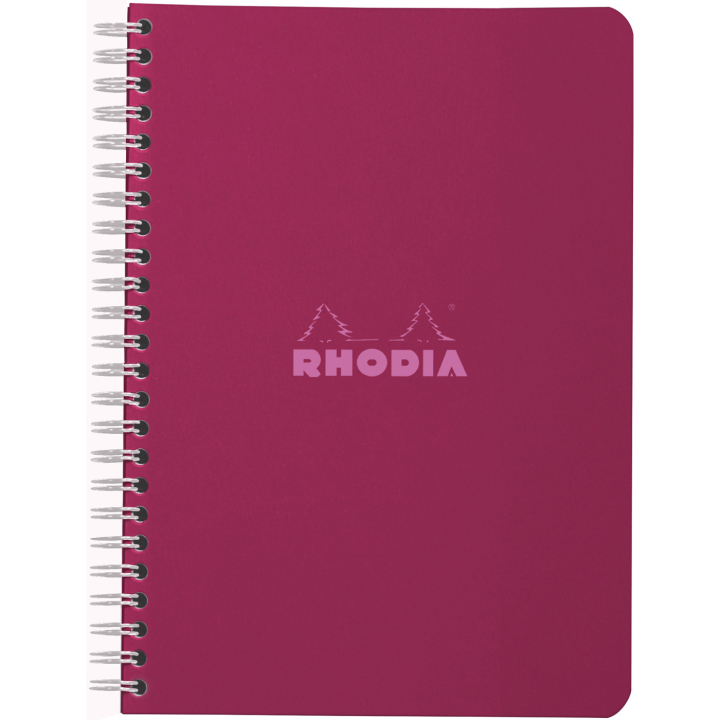 Notebook Spiral Plum A5 Gelinieerd in de groep Papier & Blokken / Schrijven en noteren / Schrijfblokken en schriften bij Voorcrea (138116)