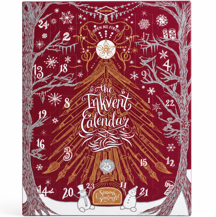 Inkvent Adventskalender 2026 in de groep Papier & Blokken / Kalenders en agenda's / Adventskalenders bij Voorcrea (138266)