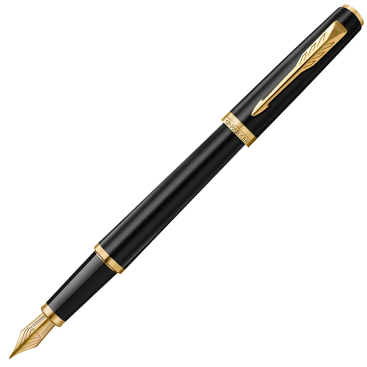 Meridian Matte Black/Gold Reservoar in de groep Pennen / Fine Writing / Luxe pennen bij Voorcrea (138299_r)