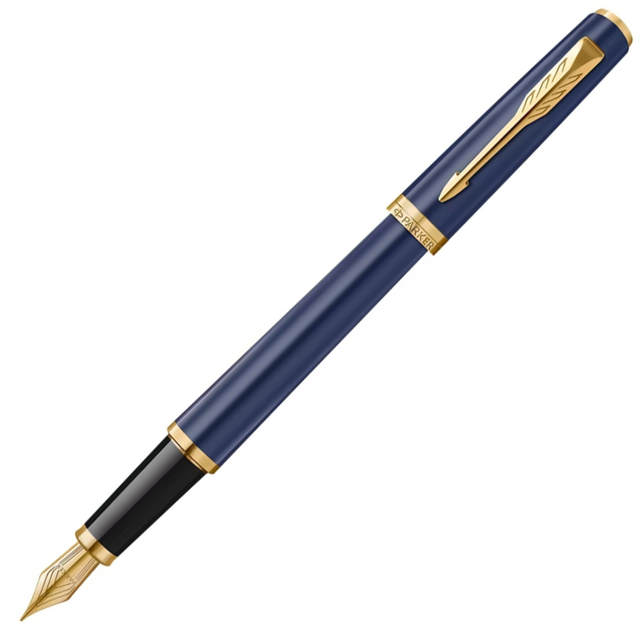 Meridian Blue/Gold Vulpen in de groep Pennen / Fine Writing / Luxe pennen bij Voorcrea (138311_r)