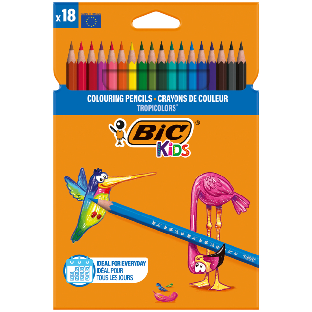 Kids Tropicolors Kleurpotloden 18-set (5 jaar+)