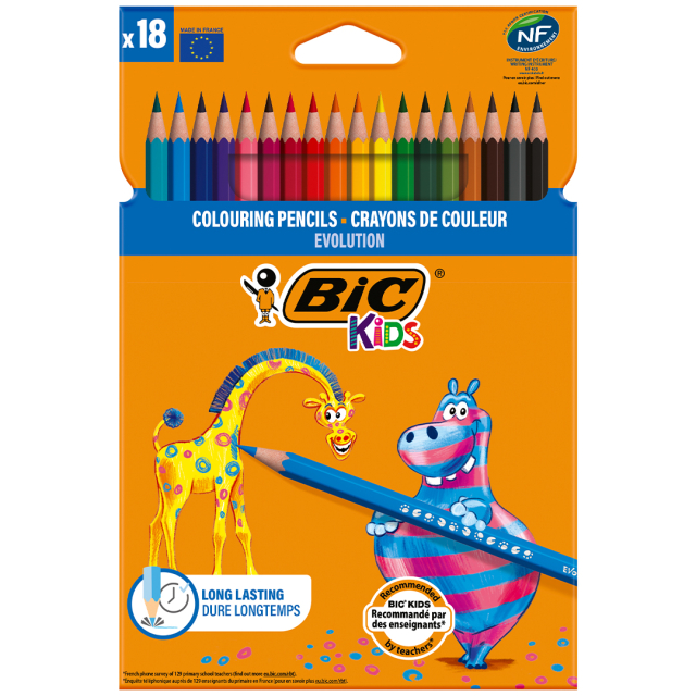 Kids Evolution Kleurpotloden 18-set (5 jaar+)