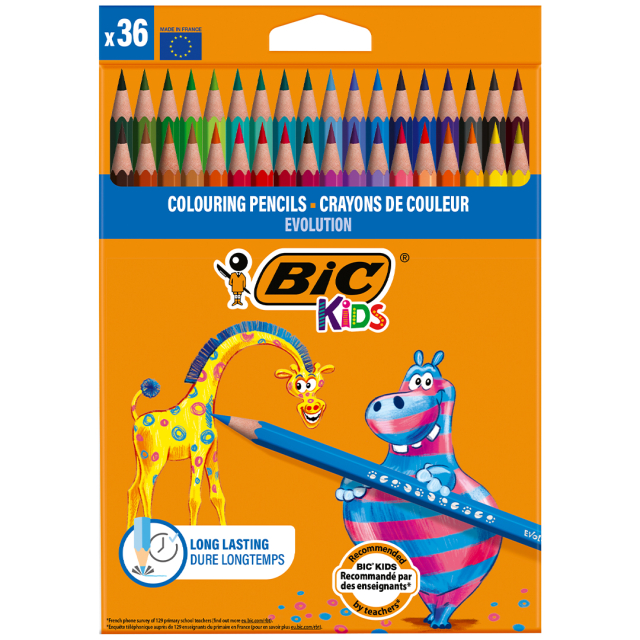 Kids Evolution Kleurpotloden 36-set (5 jaar+)