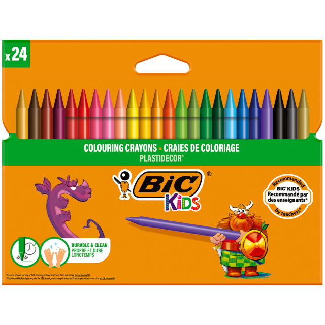 Kids Plastidecor Krijtjes 24-set (3 jaar+)