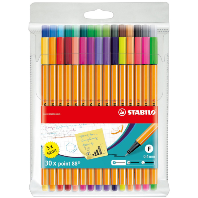 Point 88 Fineliner 30-pack