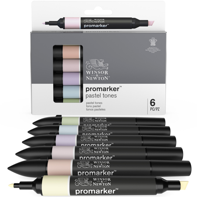 ProMarker 6-set Pastel tones