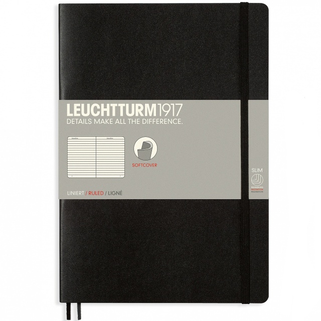 Notebook B5 Softcover Gelinieerd